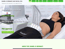 Tablet Screenshot of drdanielbeninati.com